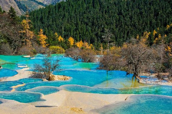 долина Хуанлун Сичуань, Китай